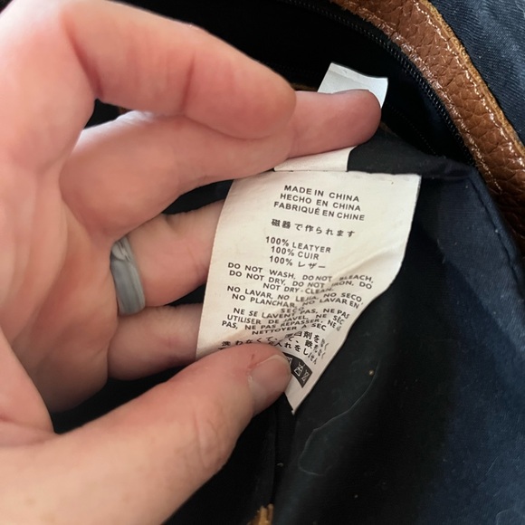 Culture Riot brown crossbody purse with diamond-shaped patchwork detailing‎ - Picture 6 of 8